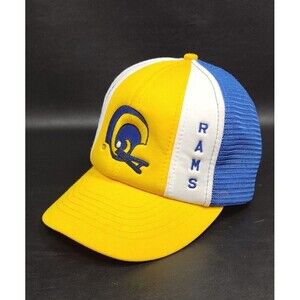 Los Angeles LA Rams Official NFL Tag Vintage Lucky Stripe Snap Back Hat